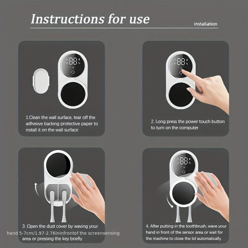 UV Toothbrush Sterilizer & Dryer